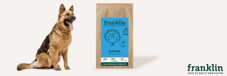 Franklin Pet Food – Dinde, courge, poire