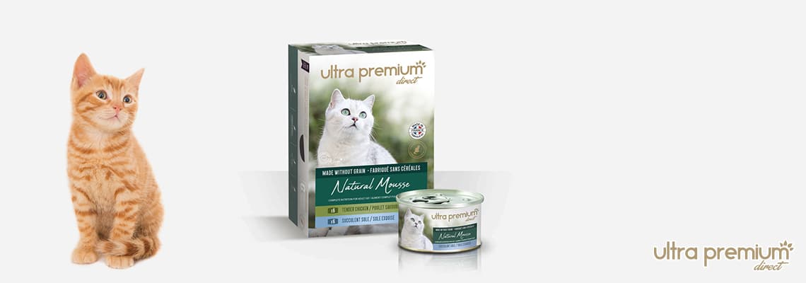 Pack bi-nutrition : croquettes chat stérilisé et boîtes de mousse