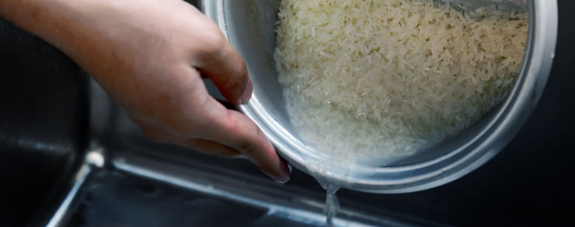 L’eau de cuisson du riz