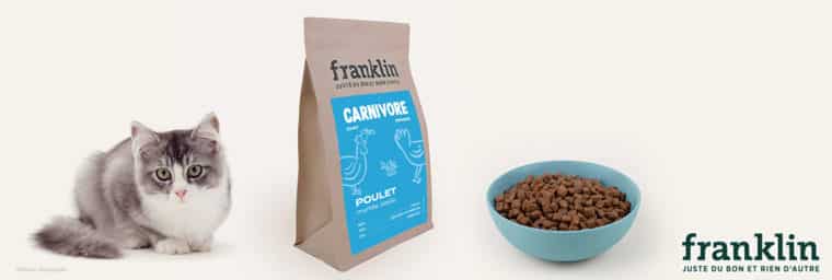Franklin Pet Food – Poulet Myrtille Basilic