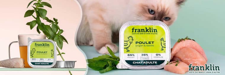 Franklin Pet Food dinde framboise basilic