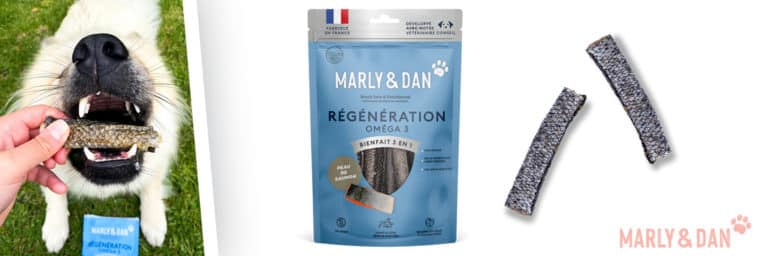 Marly & Dan - Peaux de Saumon Régénération pour chien