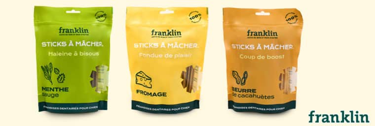 Franklin Pet Food - Sticks dentaires