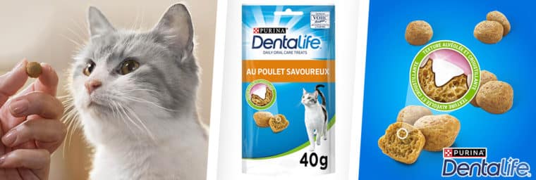 Dentalife en Bouchées - Friandises bucco-dentaires pour chat