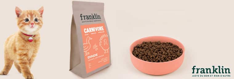 Franklin Pet Food – Canard, dinde, canneberge