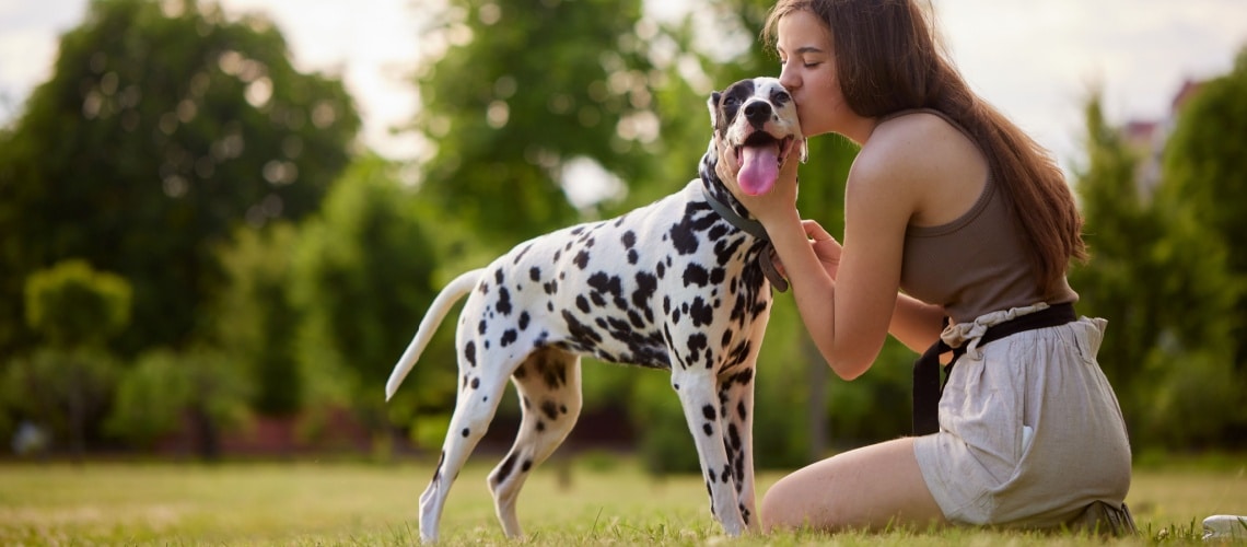 Dalmatien avec enfant