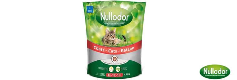 Nullodor - Litière de silice pour chat