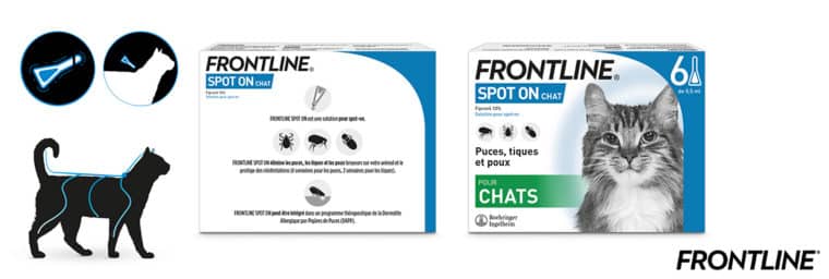 Frontline - Spot On Chat Anti Puces, Tiques & Poux