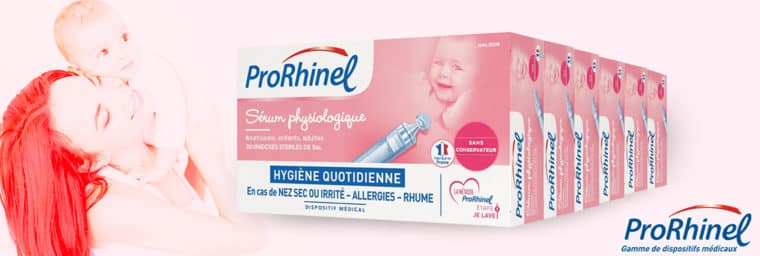 Prorhinel - lot de 6 sérums physiologiques