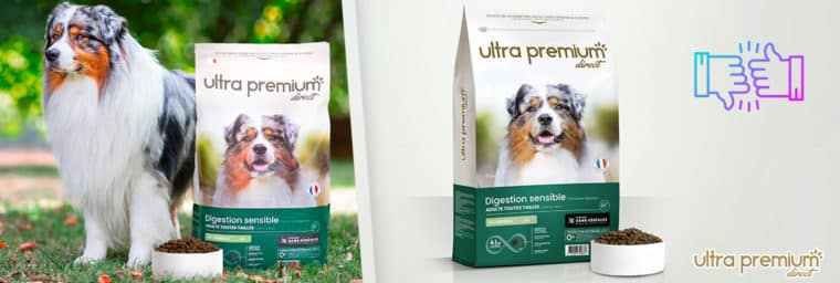 avis sur les croquettes Ultre Premium pour chien sensible