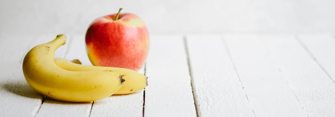 friandises pour chien à la pomme et à la banane