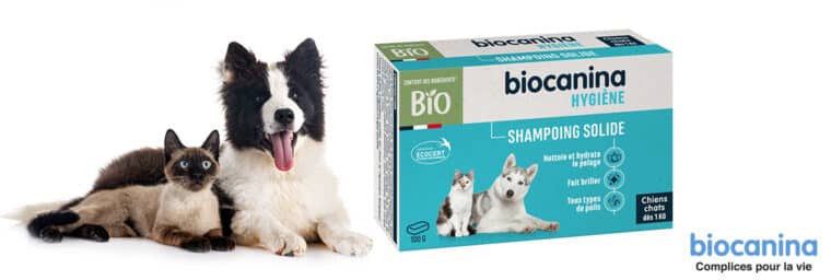 Biocanina – Shampoing solide bio pour chiens et chats