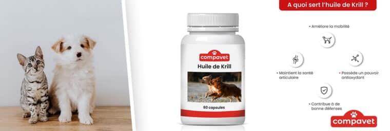 Compavet - Huile de krill en capsules