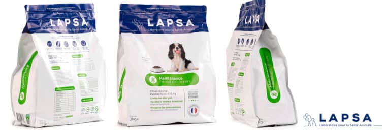 LAPSA - Croquettes Chien Adulte petite race Maintenance sans céréales