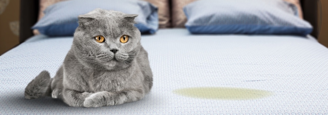 Mon chat urine beaucoup ou partout