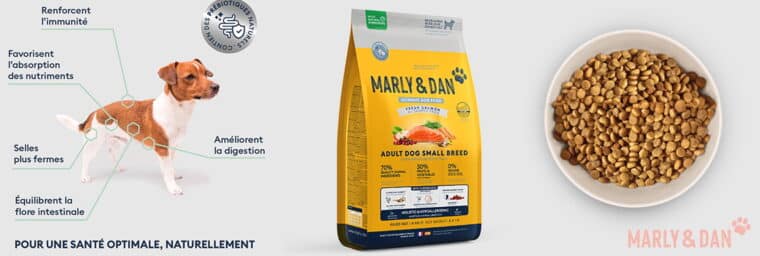 Marly & Dan - Croquettes chien adulte de petite taille