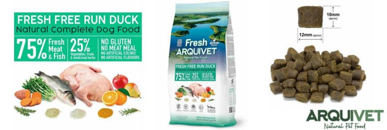 Arquivet - croquette chien semi-humide fresh canard fermier