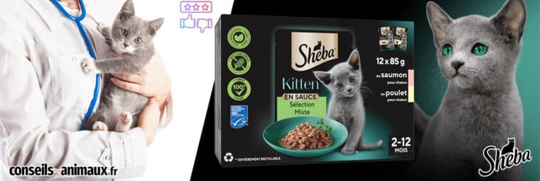 Avis des vétérinaires Sheba chat