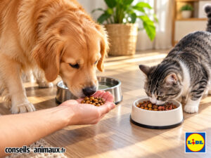 Croquettes chat et chien Lidl