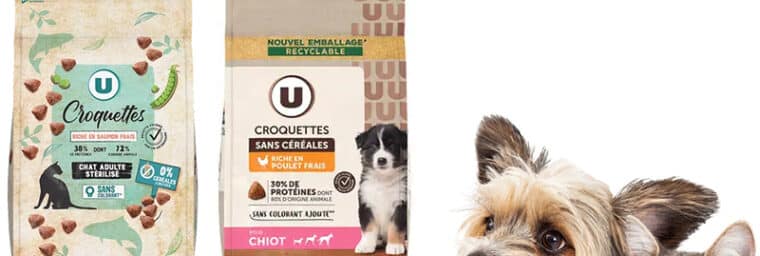 Croquettes chat et chien Super U